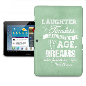 Mint-Laughter-is-Timeless-Walt-Disney-Quote-Tablet-Hard-Shell-for-iPad ...