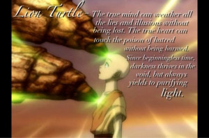 Aang - to be able to walk among darkness without being corrupted your ...