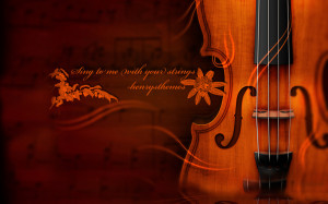 Violin And Cool Quote Wallpaper Desktop Wallpaper with 1440x900 ...