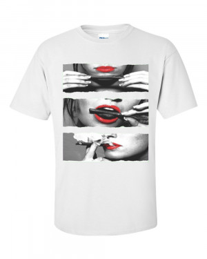 Blunt Roll Red Lips Shirt