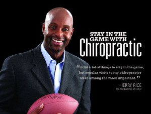 Jerry Rice credits chiropractic care to helping his record breaking ...