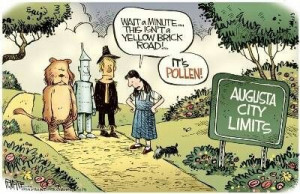 Yellow brick road? Nope it just pollen! Welcome to GA ;)