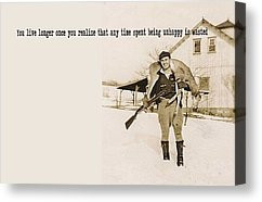 Masculine Collection Quotes Canvas Prints - HAPPY TRAILS quote Canvas ...