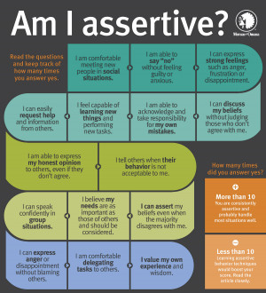 Sometimes assertiveness gets a bad name, because people confuse it ...