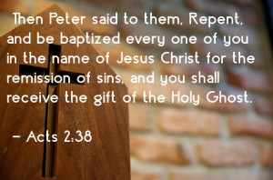 Baptism Quotes From the Bible
