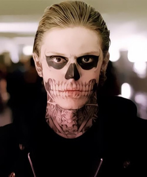American Horror Story - Tate Langdon - Skull face makeup