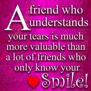 So true, I love being a friend who sticks through thick and thin with ...