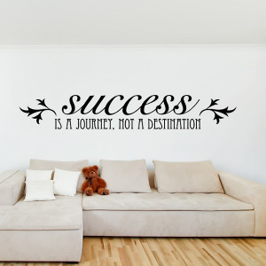 Home / Success is a Journey Wall Sticker Quote Wall Art