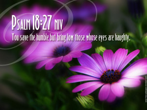 Psalm 18:27 – He Saves The Humble Papel de Parede Imagem