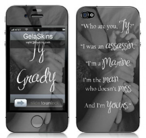Who is Ty Grady? Ty Grady iPhone skin. Quote from the Cut & Run series ...