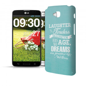 Aqua-Laughter-is-Timeless-Walt-Disney-Quote-Phone-Hard-Shell-Case-for ...