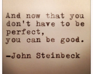 John Steinbeck East of Eden Quote M ade on Typewriter ...