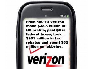be taxed like them? I mean...even if Verizon were paying Mitt Romney ...