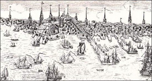 Intolerable Acts 1774 Cartoon Boston port act