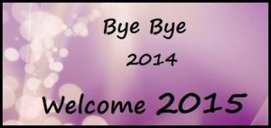 Bye Bye 2014 Hello 2015