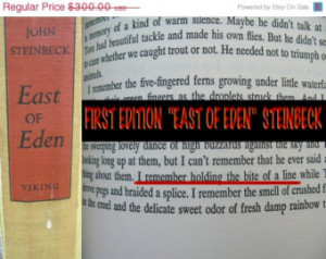 1st Edition East of Eden 1952 JOHN STEINBECK ...