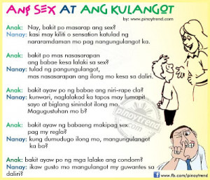 Tagalog Funny Mother and Son Jokes - Ang Sex at ang Kulangot Funny ...