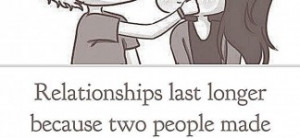 ... Quotes: Relationships Last Longer Quote And The Picture Of Cute Couple
