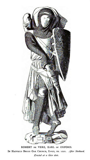 Robert III de Vere effigy