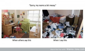Funny Quotes About Messy Rooms