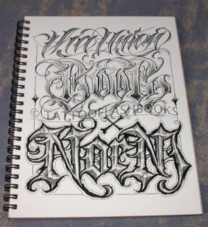 Gangster Chicano Tattoo Lettering