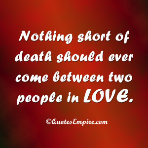 ... Quotes For Two Lovers ~ Nothing should come in between lovers - Quotes
