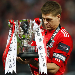 Steven Gerrard wants a second trophy this season © Getty Images