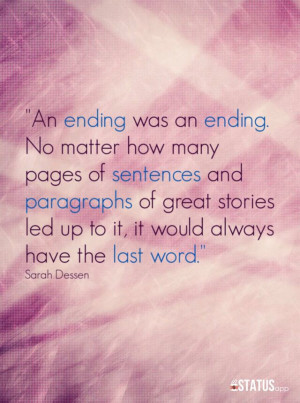 sarah dessen