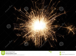 Macro Sparkler Firework Night