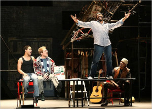 ... twice with Anthony Rapp and Adam Pascal (The original Mark and Roger