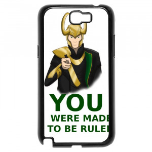 Avengers Loki Quotes Galaxy Note 2 Case