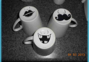 Coffee mug with Sharpie creative quotes!!!