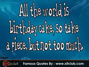 Most Famous Birthday Quotes