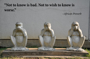 Ebola, Ignorance, and 