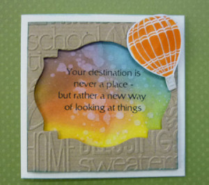 Here is another variation on one of the class cards: