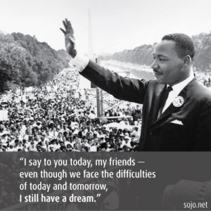 Martin Luther King, Jr., photo: public domain. Illustration by Sandi ...