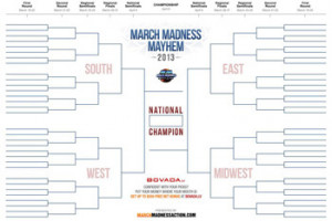 ncaa march madness 2013 bracket courtesy of the ncaa