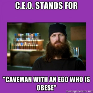 Jase Robertson- Duck Dynasty - C.e.o. stands for 