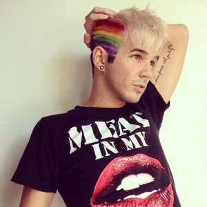 Matthew Lush Rainbow Hair