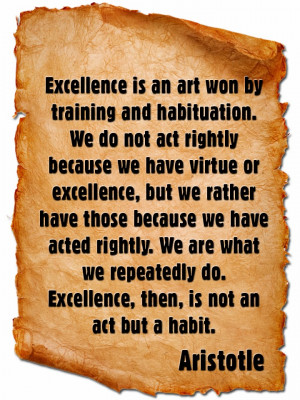 Aristotle Quote on Virtue