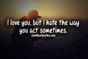 Love-hate quotes and sayings