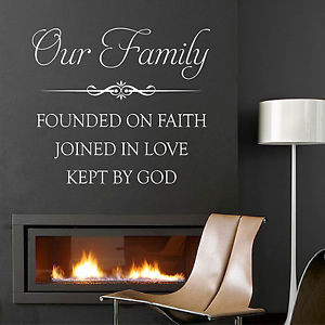 ... -Lettering-Our-Family-Founded-Faith-Joined-Love-Kept-God-Quote-Decal