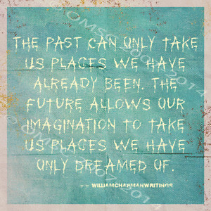 The-Past-Present-And-Future-Metal-Sign-Motivational-Quote-Positive ...