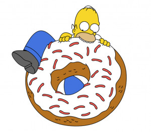 Pin Gif Homer Simpson Donuts Images Art Nouveau Tattoo Artist Uk On ...