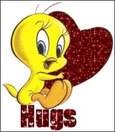 Tweety Bird Quotes | Myspace Graphics > Hugs > Tweety Hugs Graphic ...