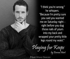 Playing for Keeps ( The Game Series Book #2) by Emma Hart