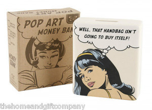 Ceramic Money Box/Bank. Saving Up/Spoil Myself/Donations/Shoe Fund.