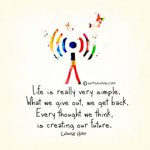 This is one of my favorite Louise Hay Quotes, so I designed a poster ...