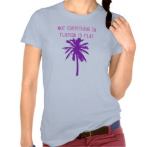 Not Everything in Florida is Flat, palm tree Tanktops