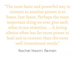Rachel Naomi Remen quote